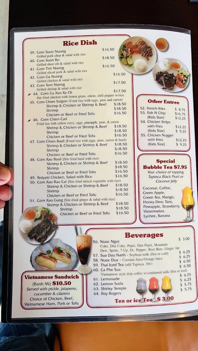 Menu Pho New Saigon-1