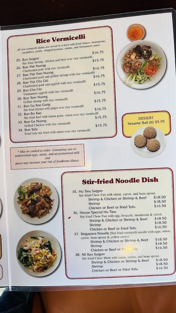 Menu Pho New Saigon-2