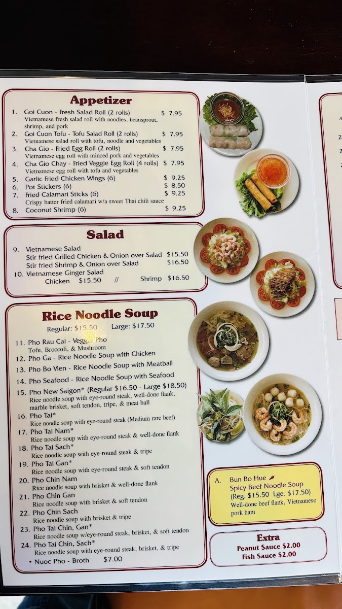 Menu Pho New Saigon-4