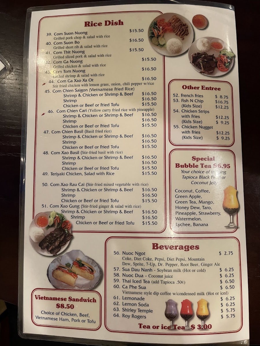 Menu Pho New Saigon-7