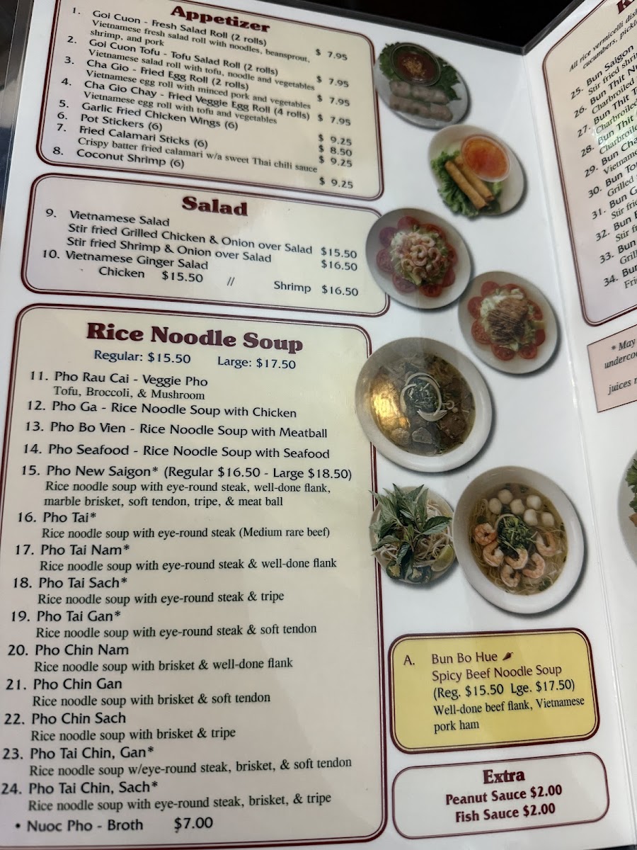 Menu Pho New Saigon-9