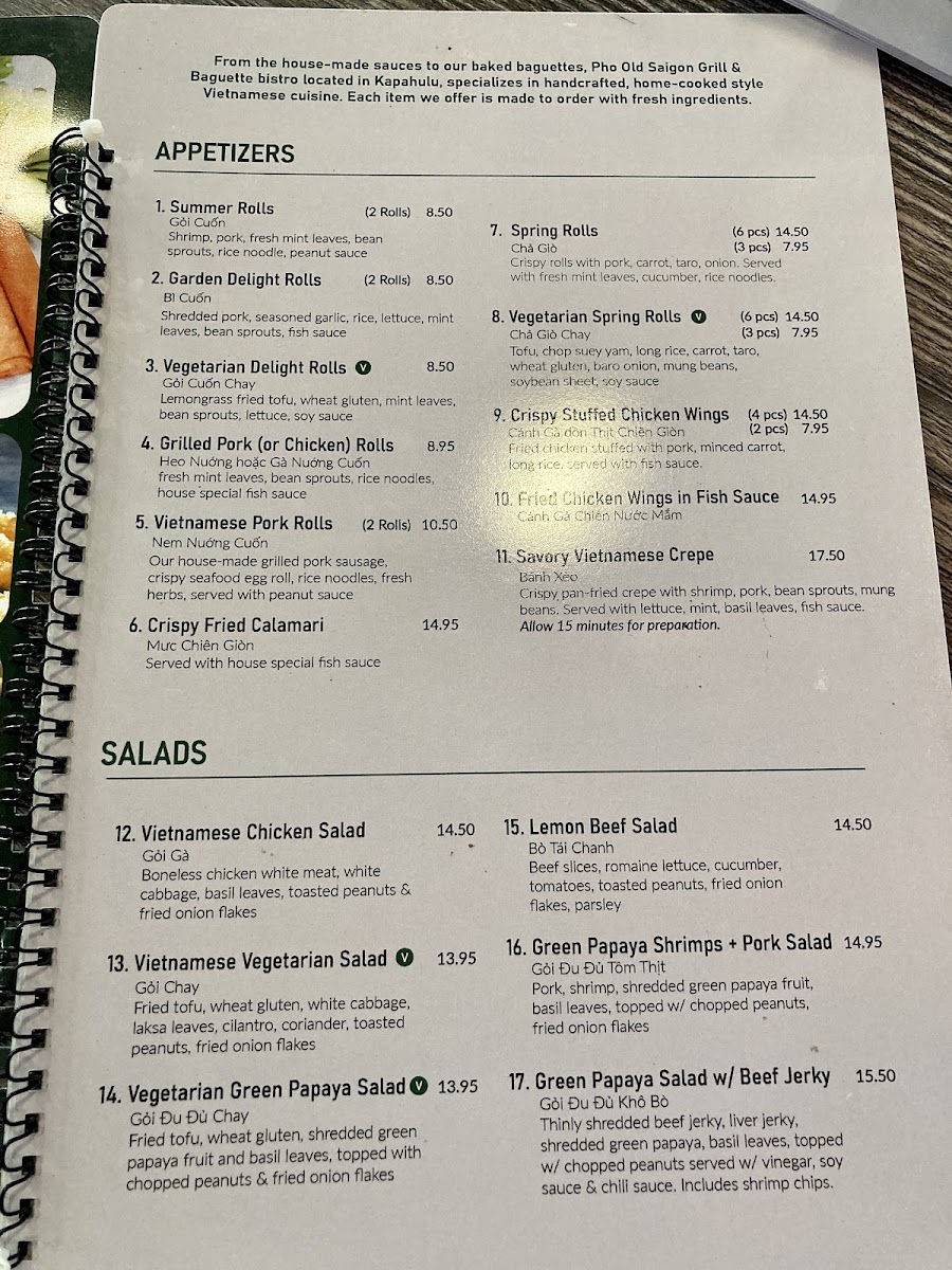 Menu Pho Old Saigon-6