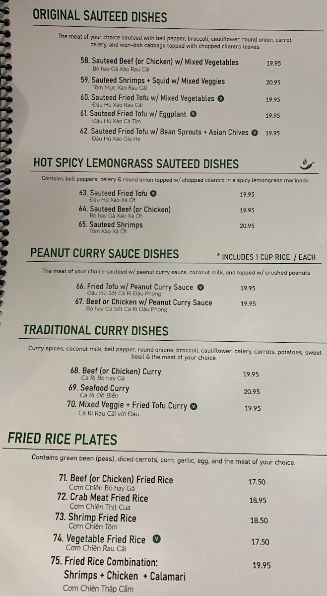Menu Pho Old Saigon-8