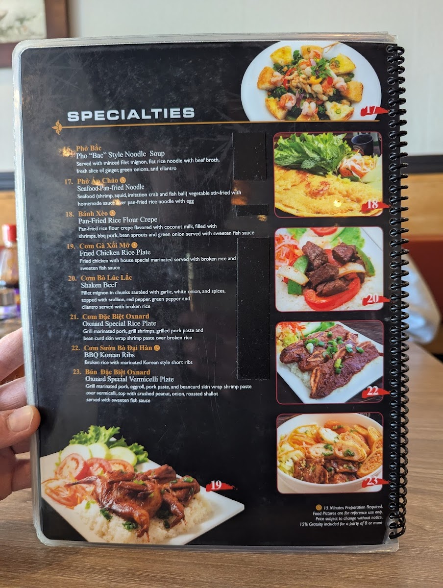 Menu Pho Oxnard Vietnamese Restaurant-5