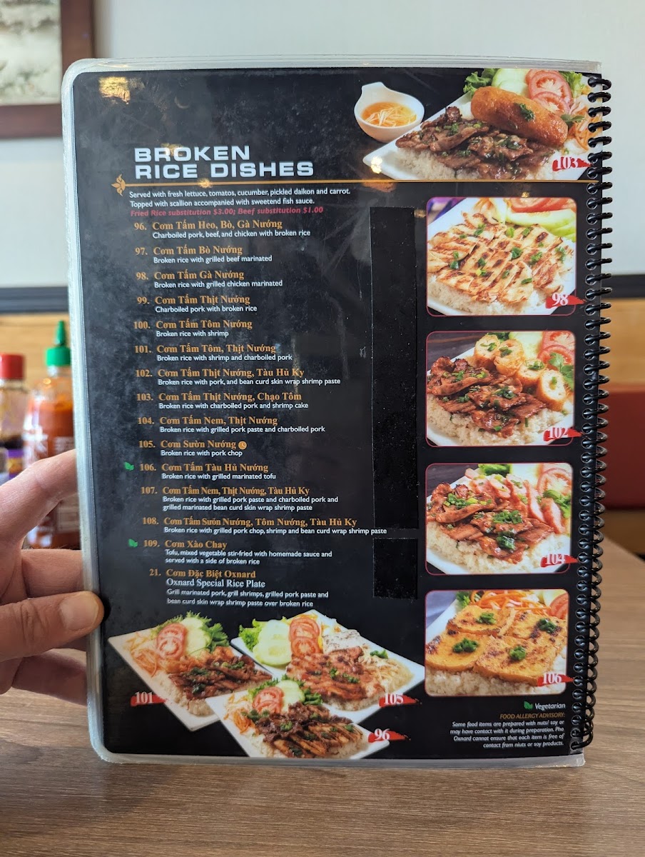 Menu Pho Oxnard Vietnamese Restaurant-6