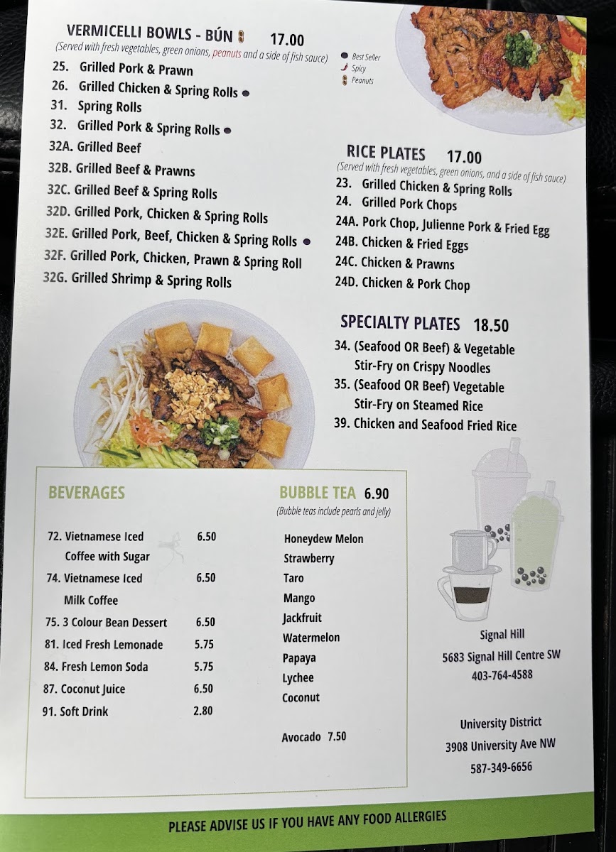 Menu Pho Pham University District-2