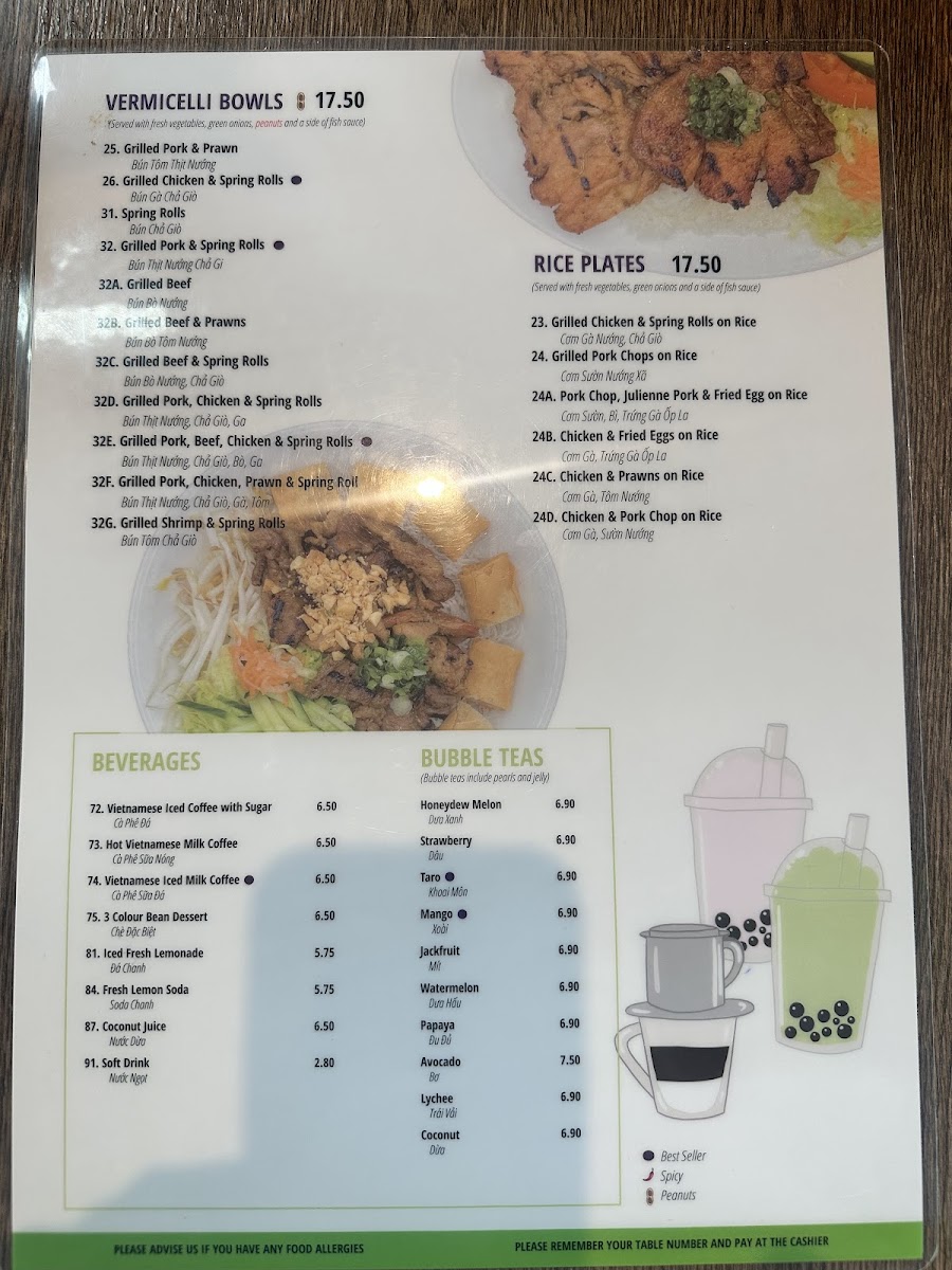 Menu Pho Pham University District-5