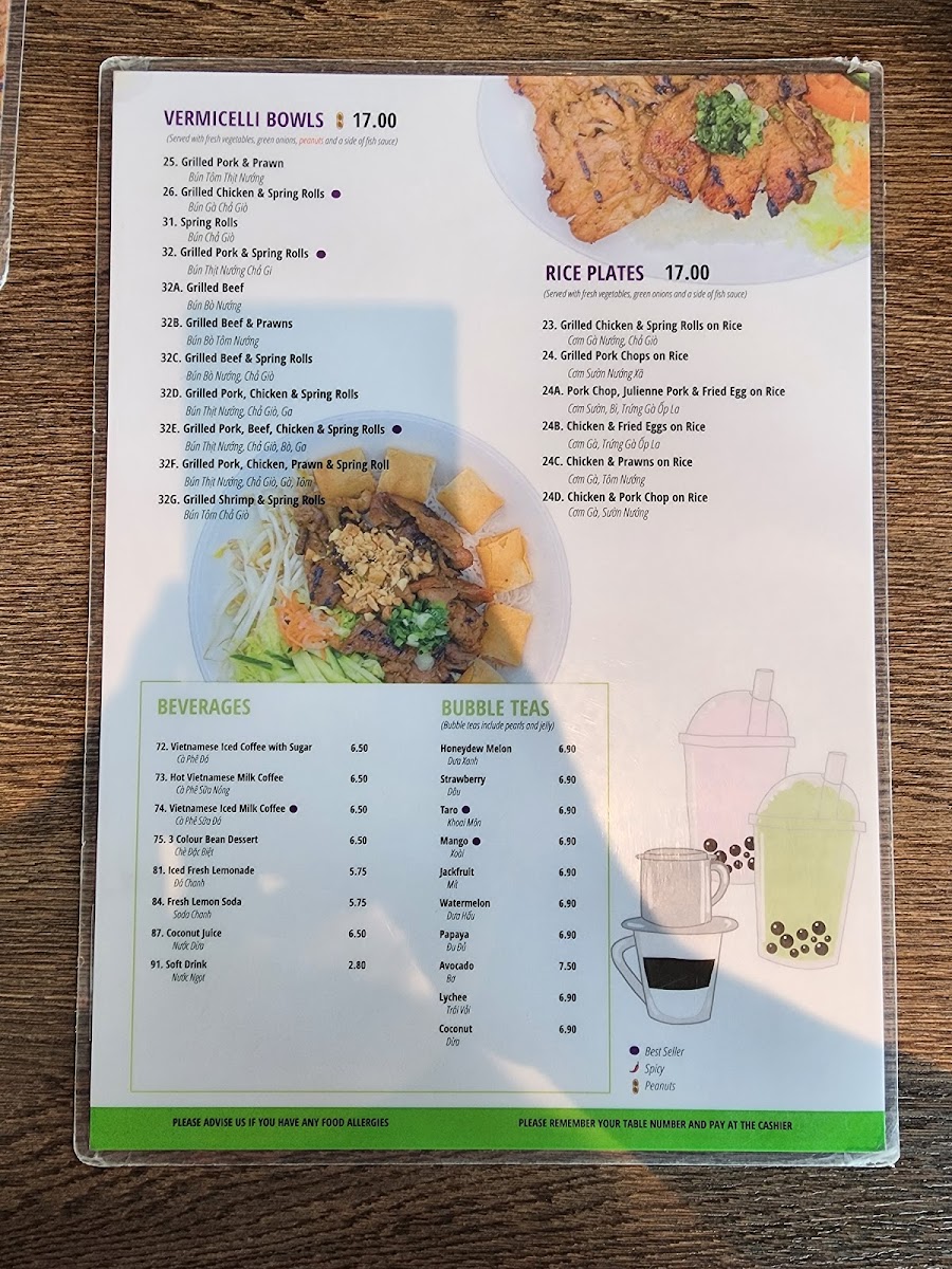 Menu Pho Pham University District-9