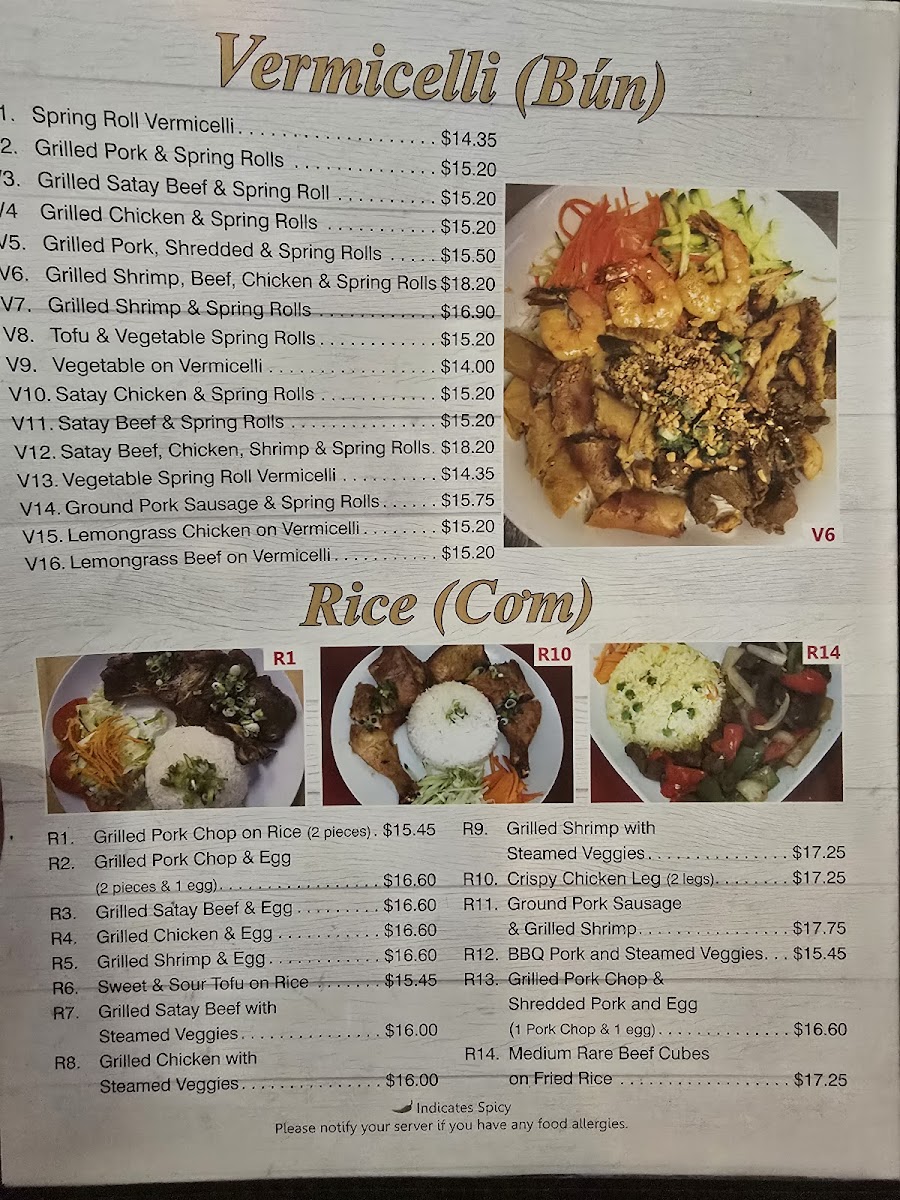 Menu Pho Phuong Vietnamese Cuisine-2