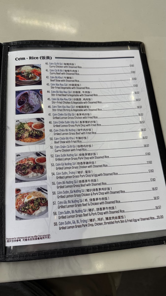 Menu Pho Quynh Express-10