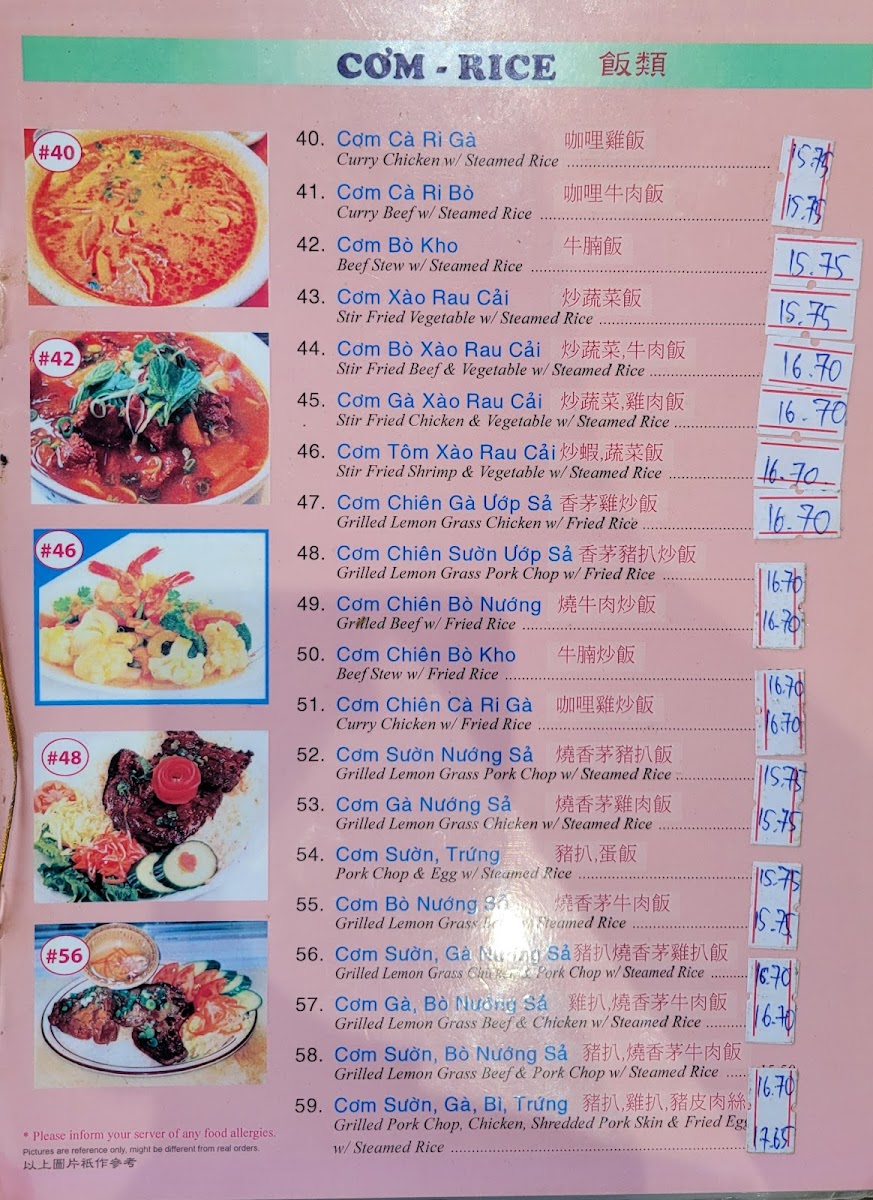 Menu Pho Quynh Express-2