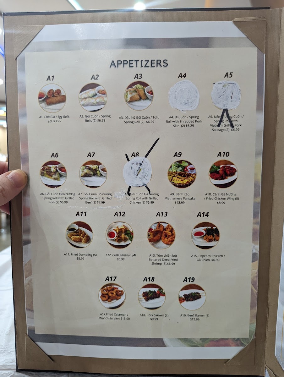 Menu Pho Royal Vietnamese Restaurant/ Tk Grill & Hot Pot-10