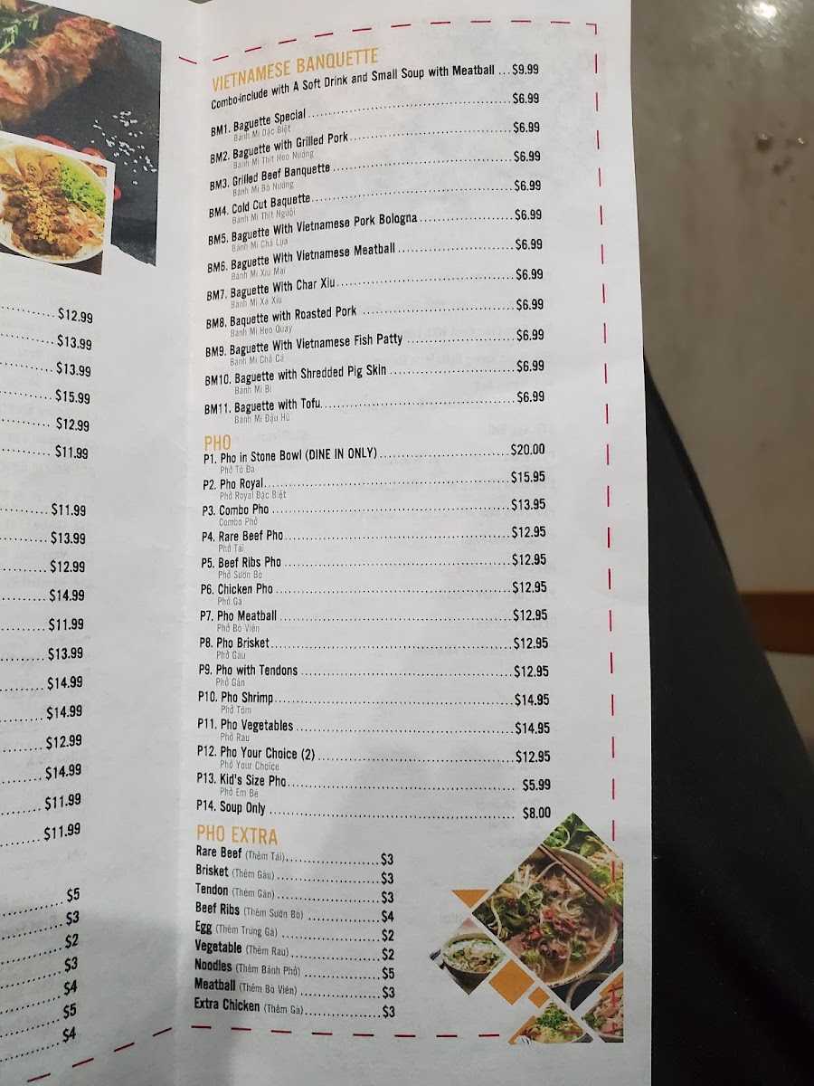 Menu Pho Royal Vietnamese Restaurant/ Tk Grill & Hot Pot-3