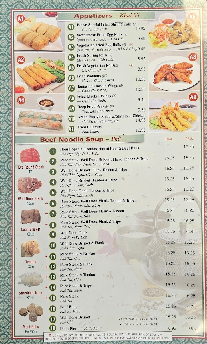Menu Pho Teresa Restaurant-4