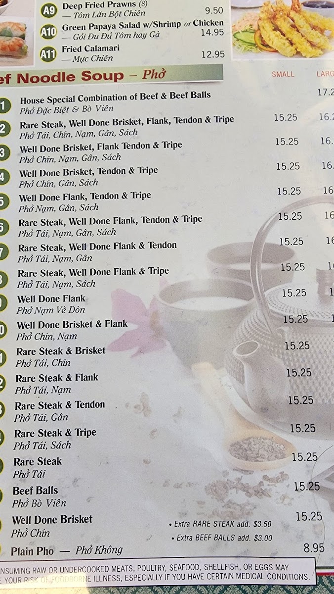 Menu Pho Teresa Restaurant-7