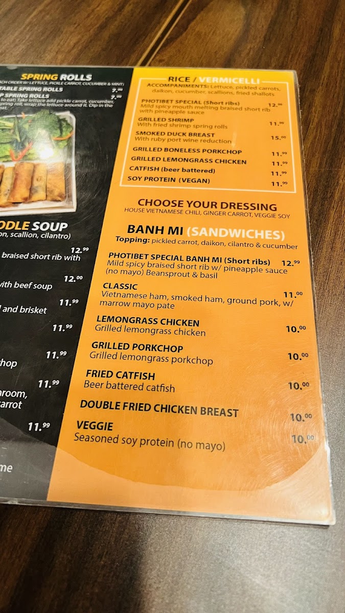 Menu Pho Tibet New Paltz-4