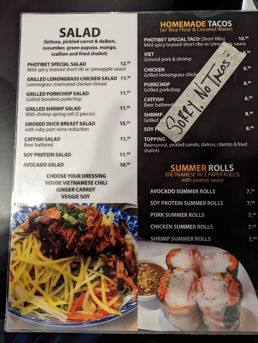 Menu Pho Tibet New Paltz-9