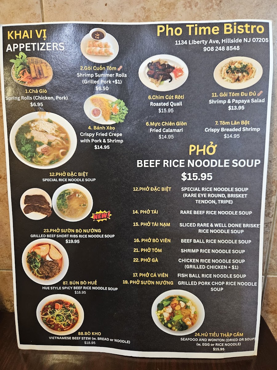 Menu Pho Time Bistro-7