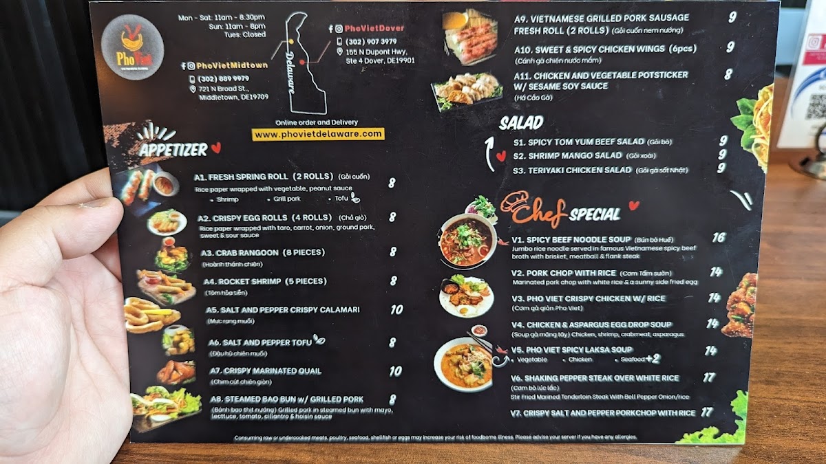 Menu Pho Viet-4