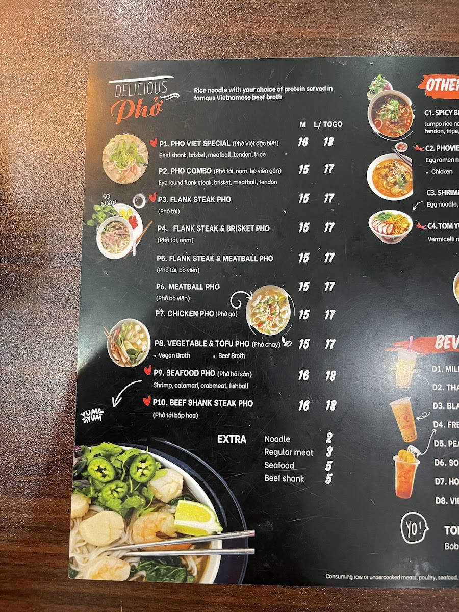 Menu Pho Viet-5