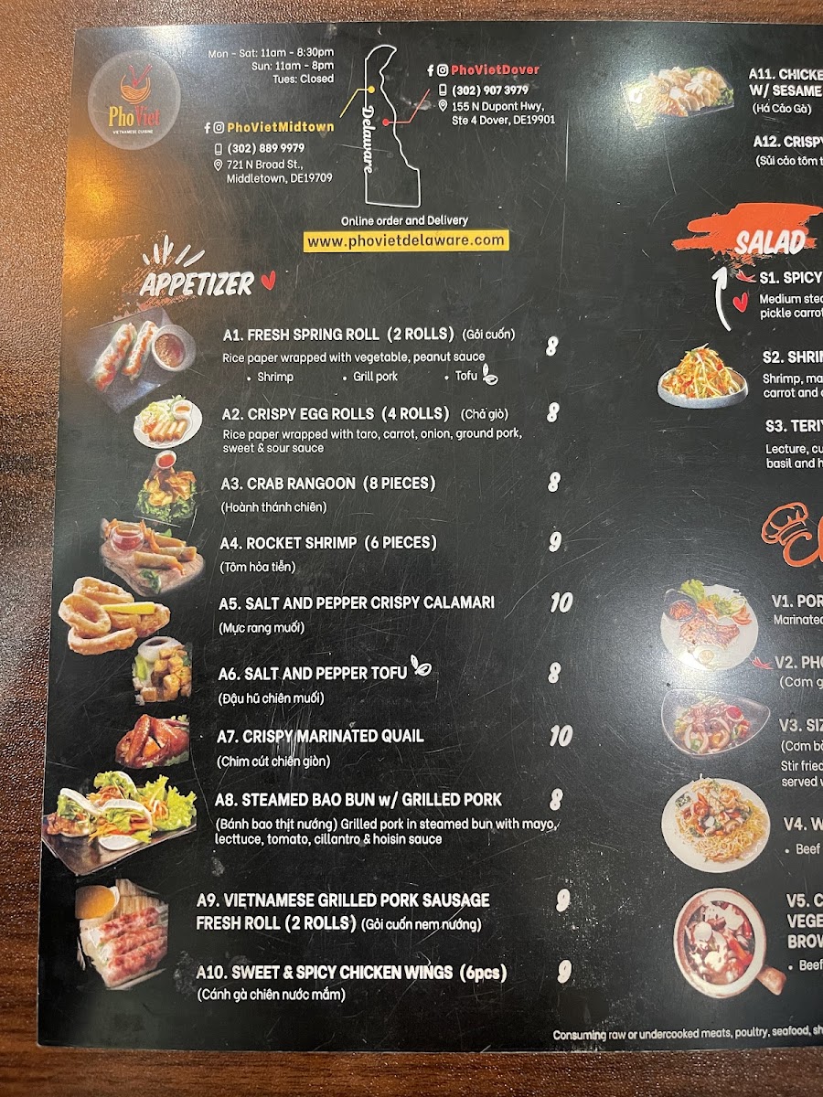 Menu Pho Viet-6