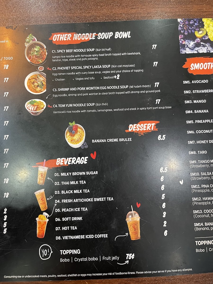 Menu Pho Viet-8