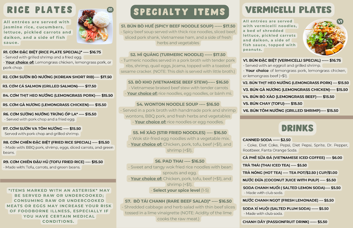 Menu Pho Zone-1