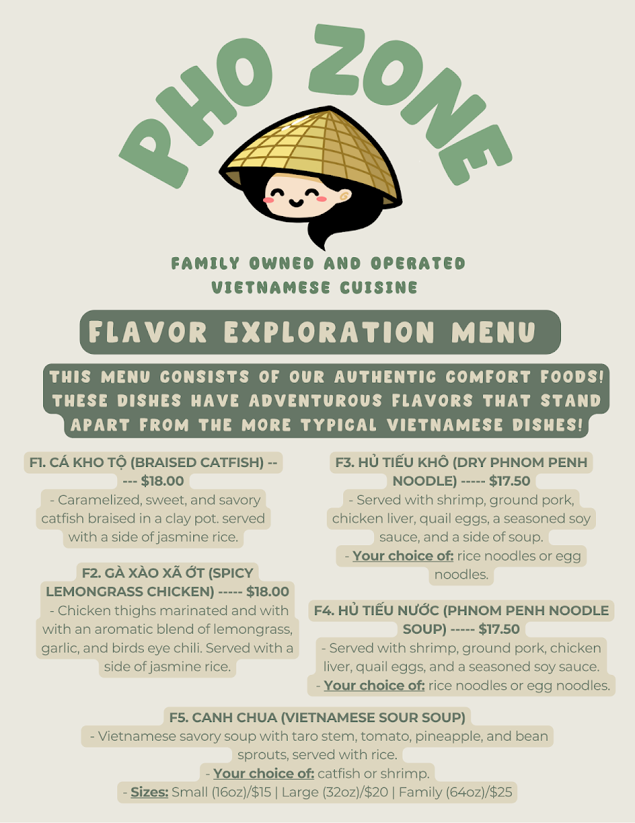 Menu Pho Zone-3