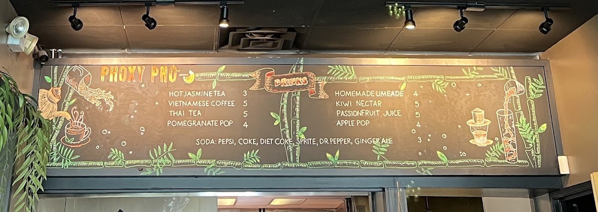 Menu Phoxy Phở-7