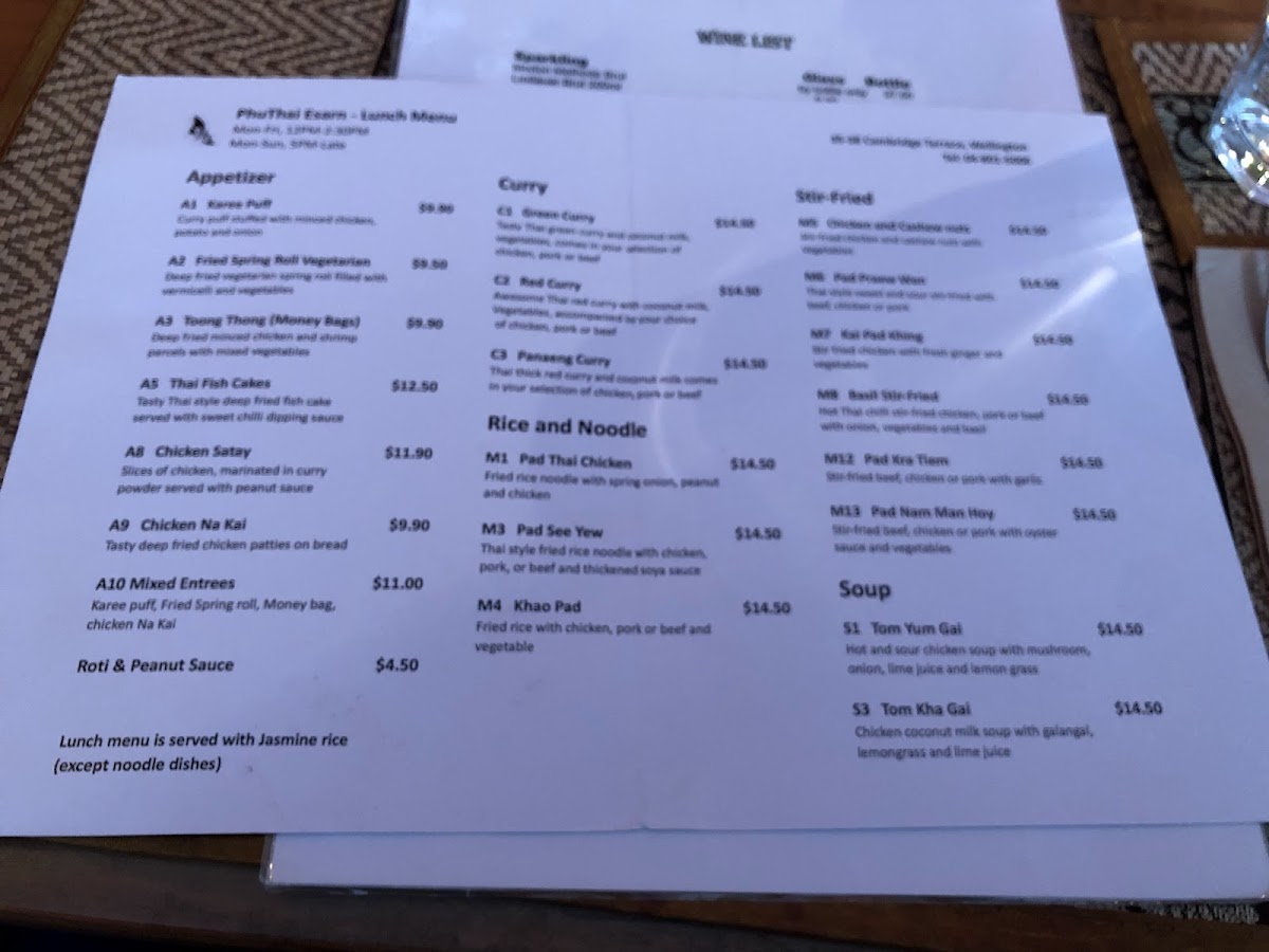 Menu Phuthai Esarn Restaurant-5