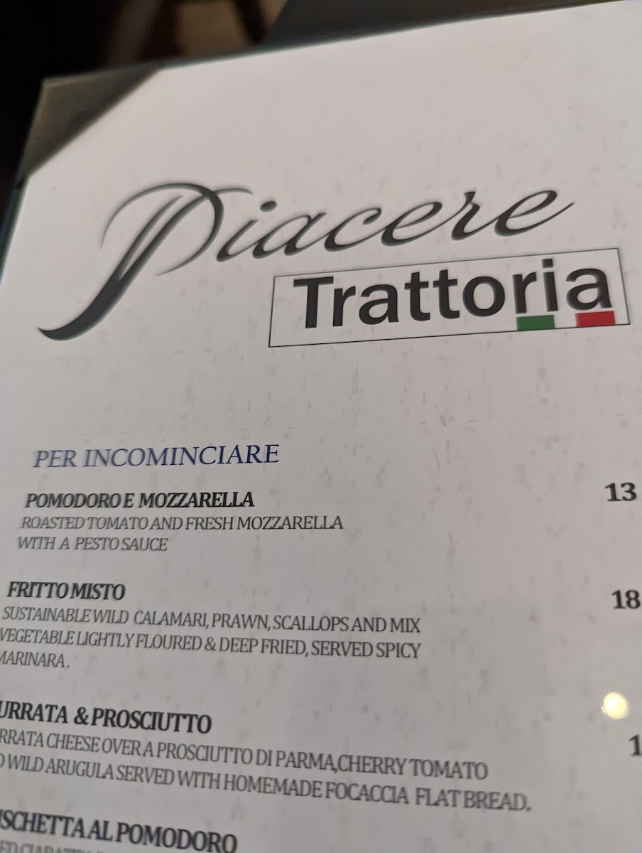 Menu Piacere Trattoria Italiana-3