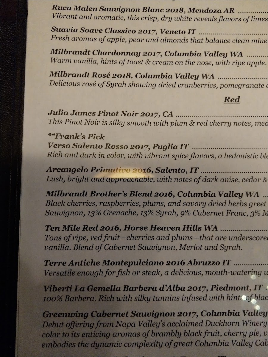Menu Piacere Trattoria Italiana-5