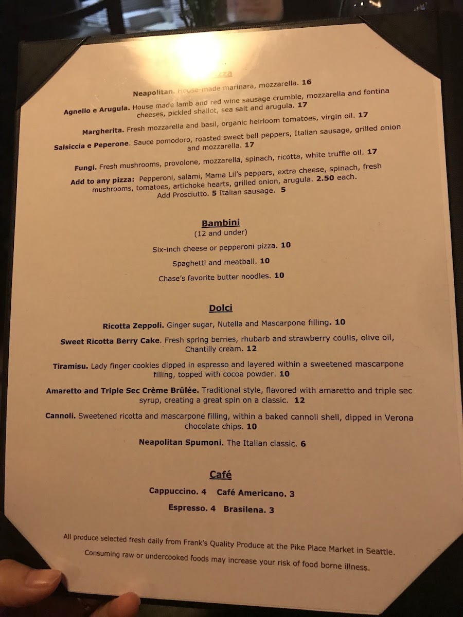 Menu Piacere Trattoria Italiana-7