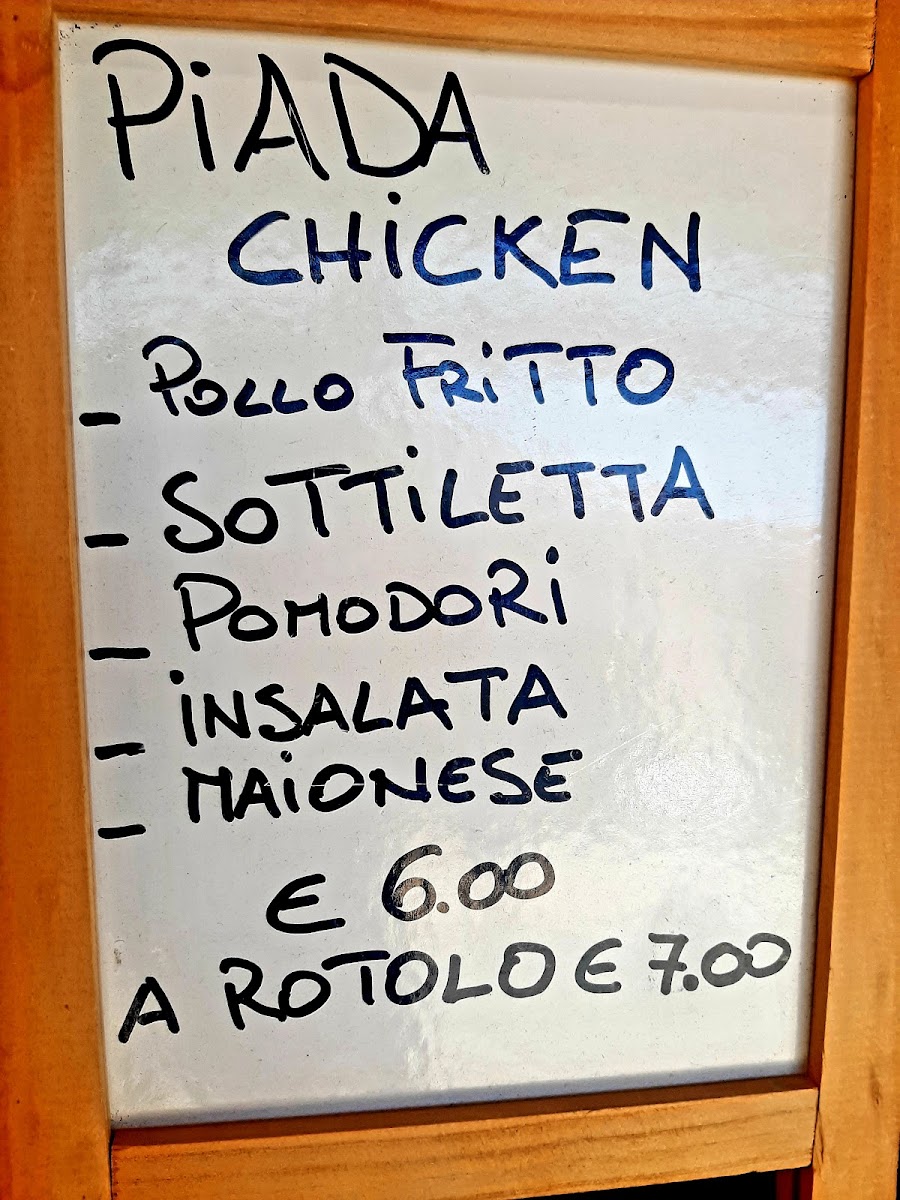 Menu Piadineria La Delizia-4