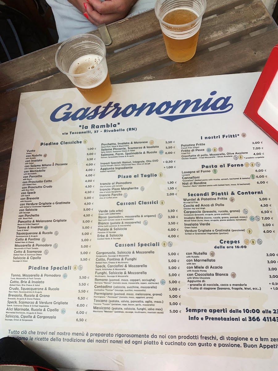 Menu Piadineria La Rambla-5
