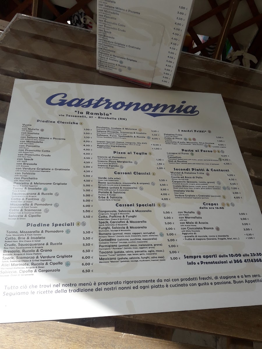 Menu Piadineria La Rambla-9