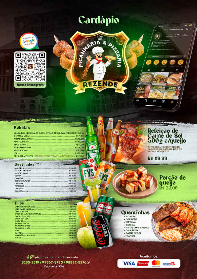 Menu Picanharia E Pizzaria Rezende-1