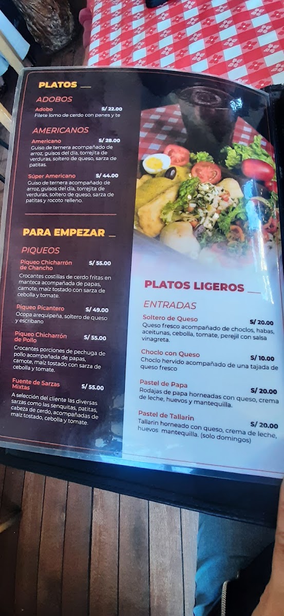Menu Picantería La Dorita-5