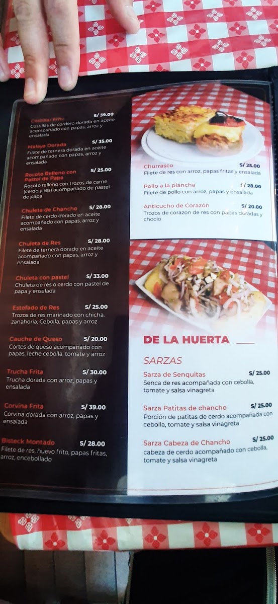 Menu Picantería La Dorita-7