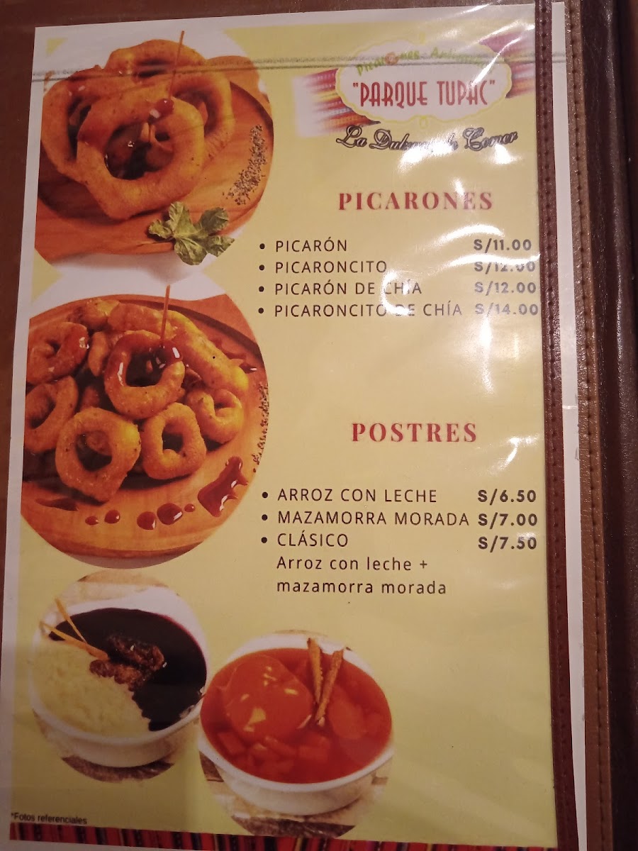 Menu Picarones Y Anticuchos Parque Túpac-3