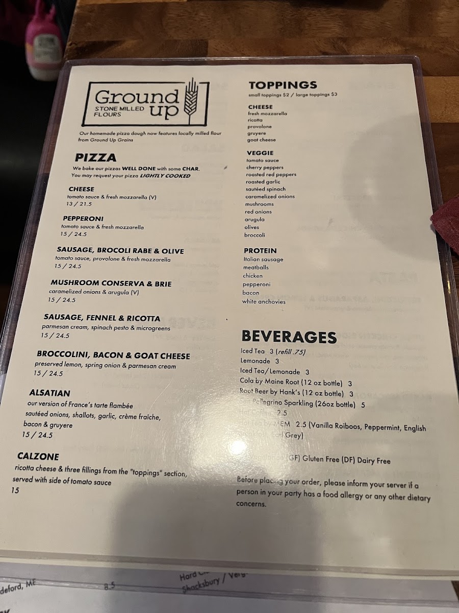 Menu Picco-5
