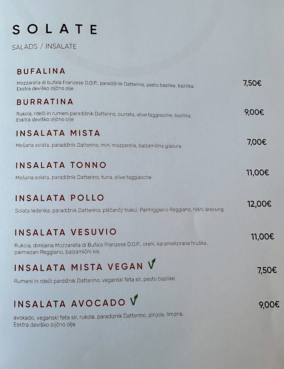 Menu Picerija Vesuvio-2