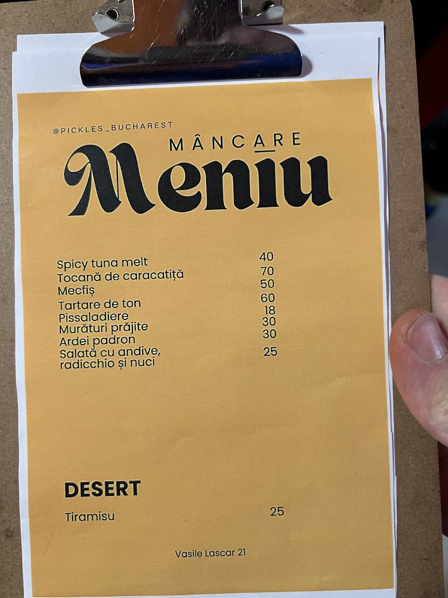 Menu Pickles-1