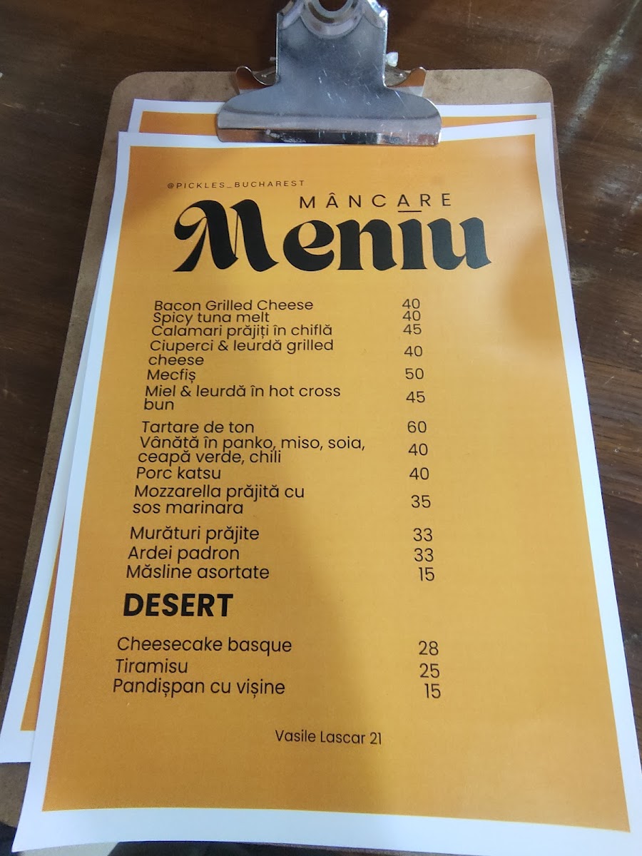 Menu Pickles-2
