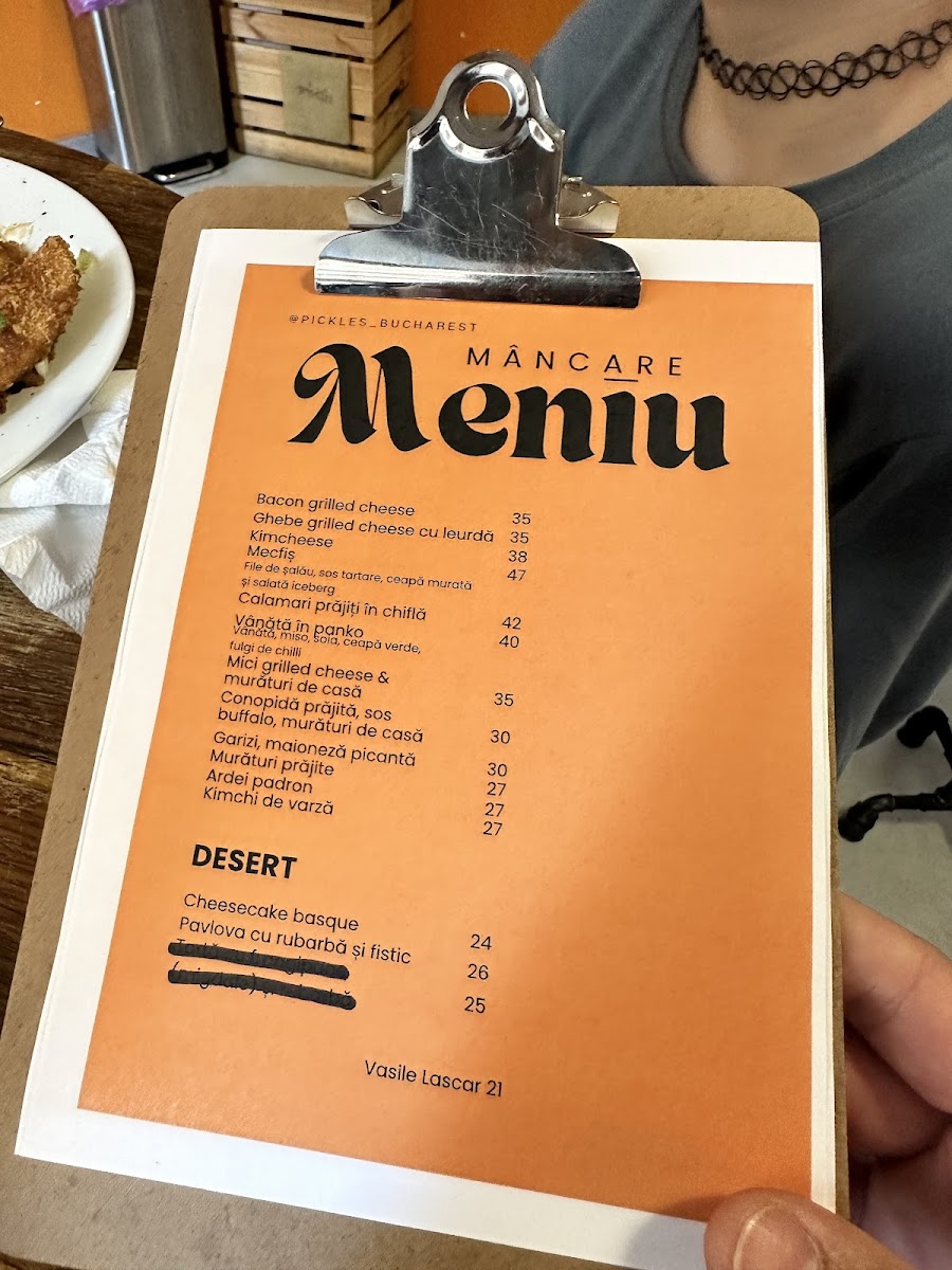 Menu Pickles-4