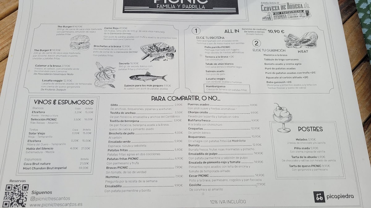 Menu Picnic Familia Y Parrilla - Tres Cantos-2
