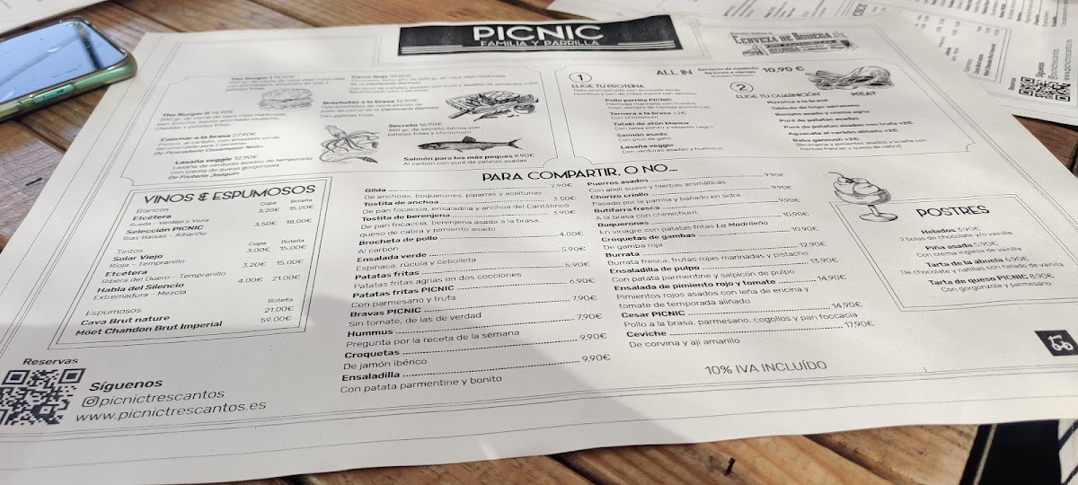 Menu Picnic Familia Y Parrilla - Tres Cantos-4