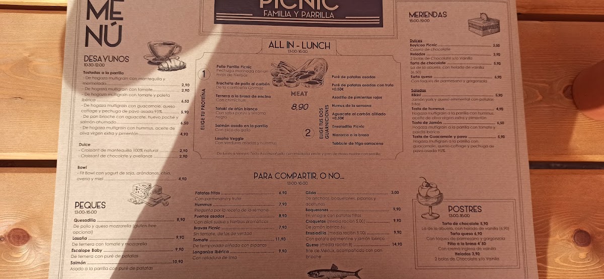 Menu Picnic Familia Y Parrilla - Tres Cantos-9