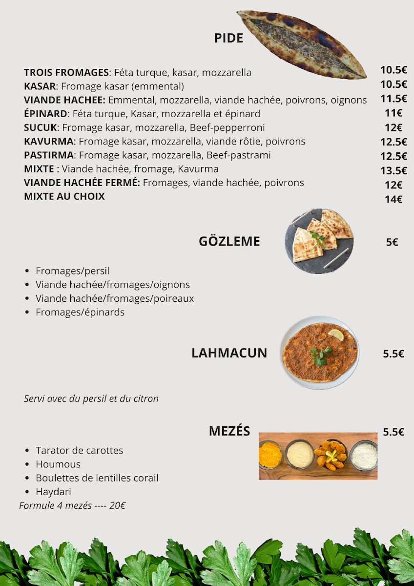 Menu Pidé Vendome-1