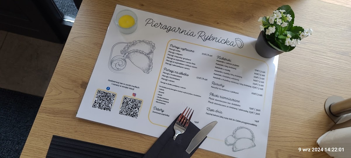 Menu Pierogarnia Rybnicka-3